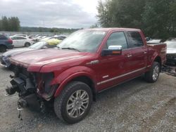 Ford salvage cars for sale: 2013 Ford F150 Supercrew