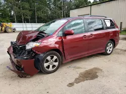 Toyota salvage cars for sale: 2018 Toyota Sienna LE