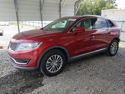 Lincoln mkx Select Vehiculos salvage en venta: 2017 Lincoln MKX Select