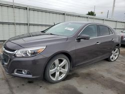 Chevrolet salvage cars for sale: 2015 Chevrolet Malibu LTZ