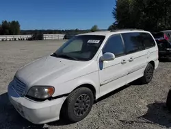 KIA salvage cars for sale: 2002 KIA Sedona EX