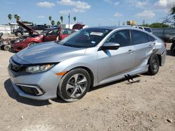 Salvage cars for sale at Mercedes, TX auction: 2020 Honda Civic LX