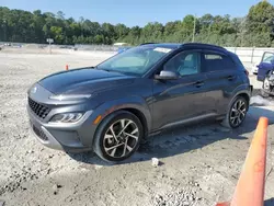 Salvage cars for sale at Ellenwood, GA auction: 2022 Hyundai Kona Limited