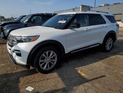 Salvage cars for sale at Woodhaven, MI auction: 2023 Ford Explorer Limited