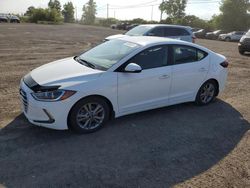 Carros salvage para piezas a la venta en subasta: 2018 Hyundai Elantra SEL