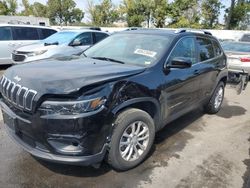 Salvage cars for sale at Bridgeton, MO auction: 2019 Jeep Cherokee Latitude