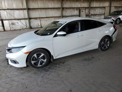 Honda salvage cars for sale: 2020 Honda Civic LX