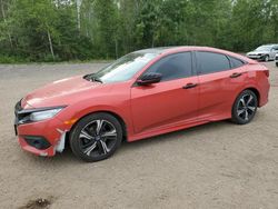 Carros salvage sin ofertas aún a la venta en subasta: 2018 Honda Civic Touring