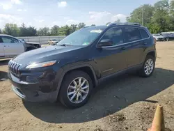 Salvage cars for sale at Windsor, NJ auction: 2014 Jeep Cherokee Limited