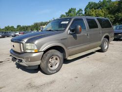 Salvage cars for sale from Copart Ellwood City, PA: 2004 Ford Excursion Eddie Bauer