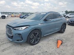 Salvage cars for sale at Houston, TX auction: 2022 Infiniti QX55 Luxe