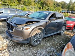 Salvage cars for sale from Copart West Mifflin, PA: 2021 Mazda CX-5 Grand Touring Reserve