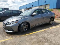 Salvage cars for sale at Woodhaven, MI auction: 2022 Nissan Sentra SV