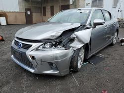 Salvage cars for sale at New Britain, CT auction: 2017 Lexus CT 200