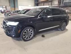 Salvage cars for sale at Eldridge, IA auction: 2019 Audi Q7 Premium Plus