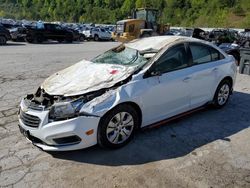 Salvage cars for sale at Hurricane, WV auction: 2015 Chevrolet Cruze LS