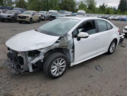 Toyota Corolla le salvage cars for sale: 2021 Toyota Corolla LE