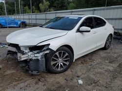 Salvage cars for sale at Savannah, GA auction: 2015 Acura TLX