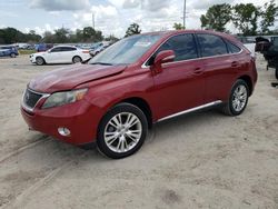 Salvage cars for sale at Tifton, GA auction: 2010 Lexus RX 450