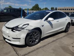 Salvage cars for sale from Copart Littleton, CO: 2019 Tesla Model 3