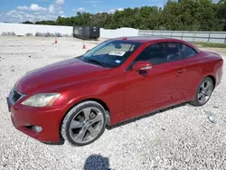 Salvage cars for sale at New Braunfels, TX auction: 2010 Lexus IS 250