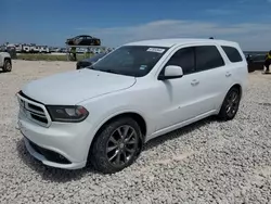 Salvage cars for sale at Taylor, TX auction: 2014 Dodge Durango SXT