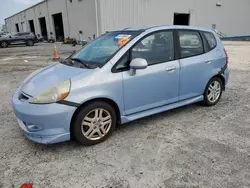 Honda FIT Sport salvage cars for sale: 2008 Honda FIT Sport