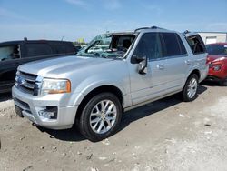 Salvage cars for sale at Cahokia Heights, IL auction: 2017 Ford Expedition Limited