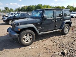 Jeep Wrangler Unlimited Sport salvage cars for sale: 2016 Jeep Wrangler Unlimited Sport