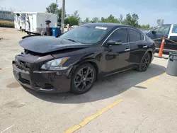 Salvage cars for sale at Pekin, IL auction: 2014 Nissan Maxima S