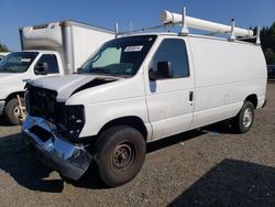 Salvage trucks for sale at Arlington, WA auction: 2012 Ford Econoline E250 Van