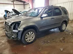 Salvage cars for sale at Lansing, MI auction: 2006 Honda CR-V EX