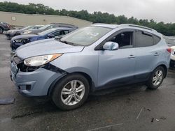 Salvage cars for sale at Exeter, RI auction: 2011 Hyundai Tucson GLS