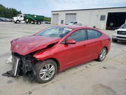 Hyundai salvage cars for sale: 2020 Hyundai Elantra SEL