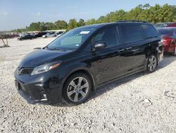 Vehiculos salvage en venta de Copart Houston, TX: 2018 Toyota Sienna SE