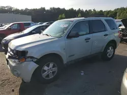 Salvage cars for sale at Exeter, RI auction: 2008 Ford Escape XLT