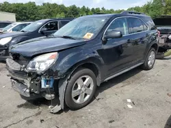 Salvage cars for sale at Exeter, RI auction: 2016 Chevrolet Equinox LT