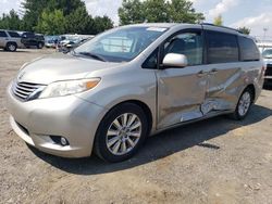 Salvage cars for sale at Finksburg, MD auction: 2016 Toyota Sienna XLE