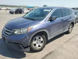 Salvage cars for sale at Grand Prairie, TX auction: 2014 Honda CR-V LX