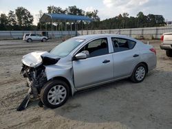 Salvage cars for sale at Spartanburg, SC auction: 2016 Nissan Versa S