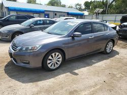 Salvage cars for sale at Wichita, KS auction: 2015 Honda Accord EXL