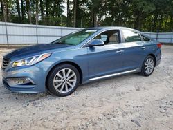 Salvage cars for sale at Austell, GA auction: 2017 Hyundai Sonata Sport