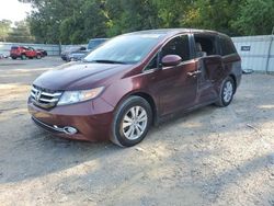 Salvage cars for sale at Shreveport, LA auction: 2017 Honda Odyssey EXL