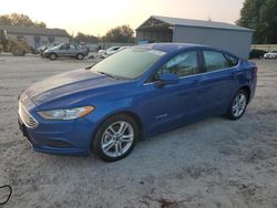 Salvage cars for sale at Midway, FL auction: 2018 Ford Fusion S Hybrid