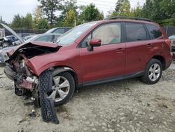 Salvage cars for sale at Waldorf, MD auction: 2015 Subaru Forester 2.5I Premium