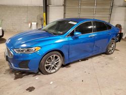 Salvage cars for sale from Copart Chalfont, PA: 2019 Ford Fusion SEL