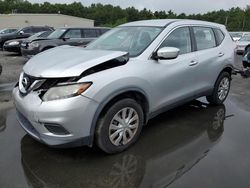 Salvage cars for sale from Copart Exeter, RI: 2015 Nissan Rogue S