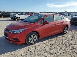 Salvage cars for sale at Houston, TX auction: 2017 Chevrolet Cruze LS