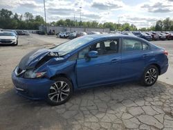 Salvage cars for sale at Fort Wayne, IN auction: 2013 Honda Civic EX