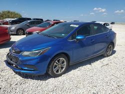 Salvage cars for sale at Taylor, TX auction: 2016 Chevrolet Cruze LT